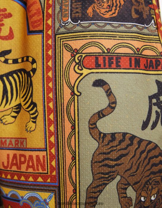 Bershka bărbați bermude cu imprimeu maro Z86D3314 îmbrăcăminte