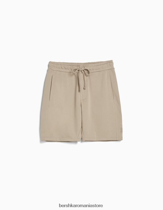 Bershka bărbați bermude de bază de pluș cămilă Z86D3318 îmbrăcăminte