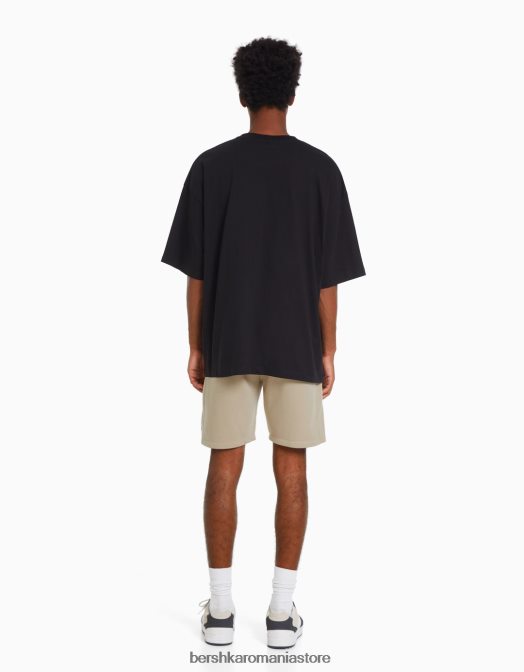 Bershka bărbați pachet de 2 bermude de pluș multicolor Z86D3377 îmbrăcăminte