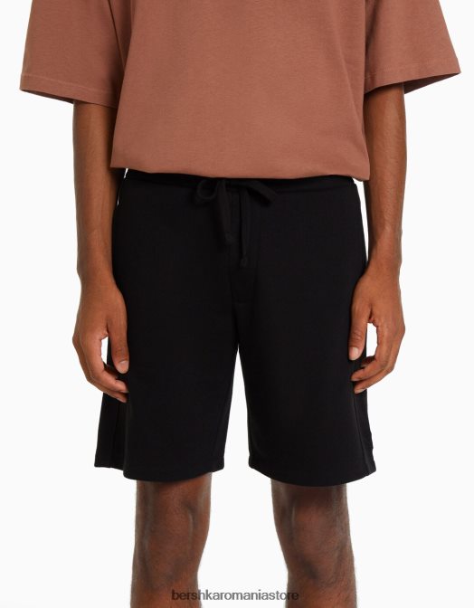 Bershka bărbați pachet de 2 bermude de pluș multicolor Z86D3377 îmbrăcăminte