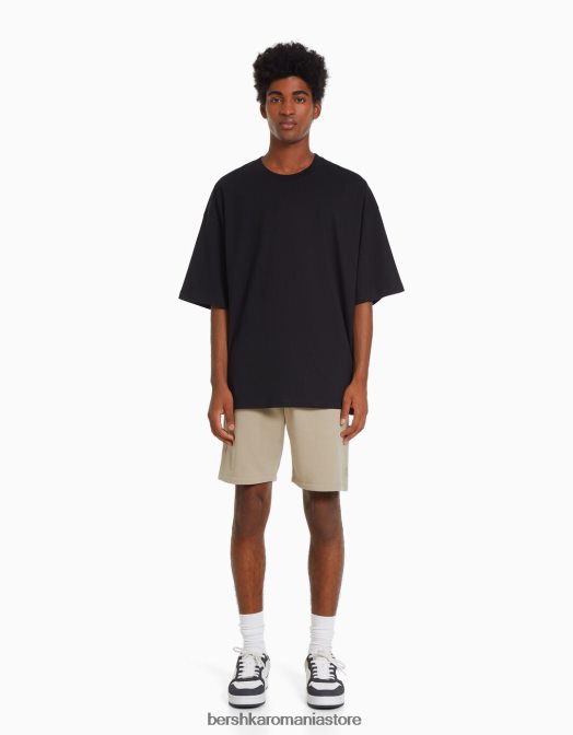 Bershka bărbați pachet de 2 bermude de pluș multicolor Z86D3377 îmbrăcăminte