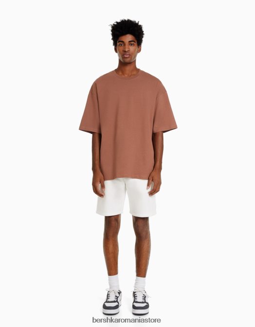 Bershka bărbați pachet de 2 bermude de pluș multicolor Z86D3378 îmbrăcăminte