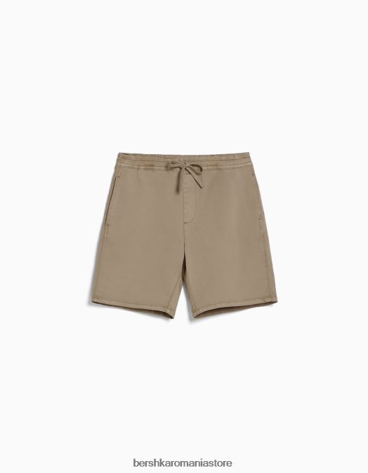 Bershka bărbați pantaloni de trening bermude cămilă Z86D3357 îmbrăcăminte