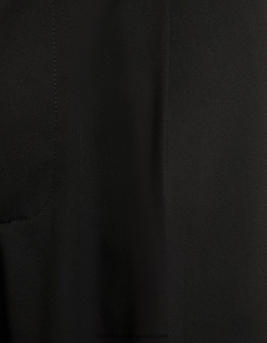 Bershka bărbați pantaloni croiți cu săgeți negru Z86D3034 îmbrăcăminte