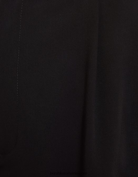 Bershka bărbați pantaloni croiți cu săgeți negru Z86D3271 îmbrăcăminte