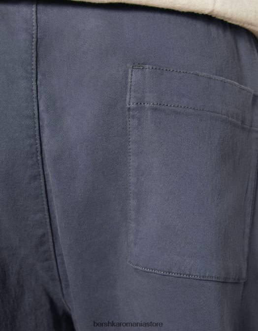 Bershka bărbați pantaloni de trening cargo subțiri albastru Z86D3227 îmbrăcăminte