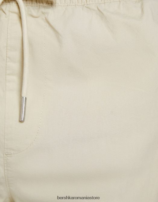 Bershka bărbați pantaloni de trening din bumbac nisip Z86D3259 îmbrăcăminte