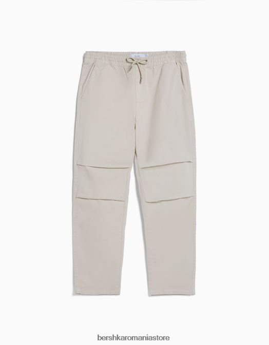 Bershka bărbați pantaloni largi din bumbac exclusiv Z86D3274 îmbrăcăminte