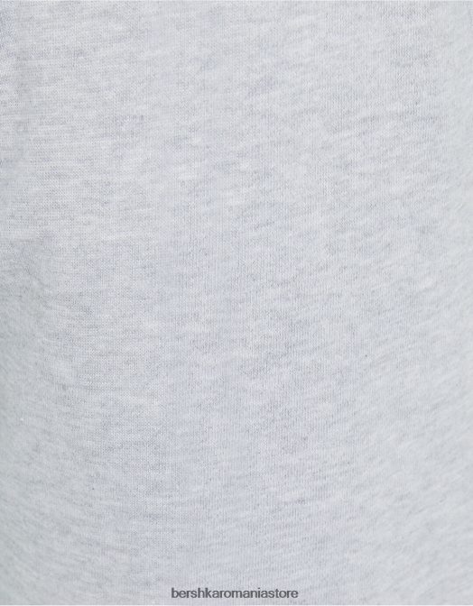 Bershka bărbați pantaloni largi gri Z86D3253 îmbrăcăminte