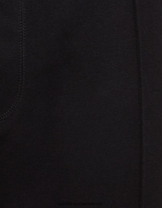 Bershka bărbați pantaloni largi negru Z86D3254 îmbrăcăminte