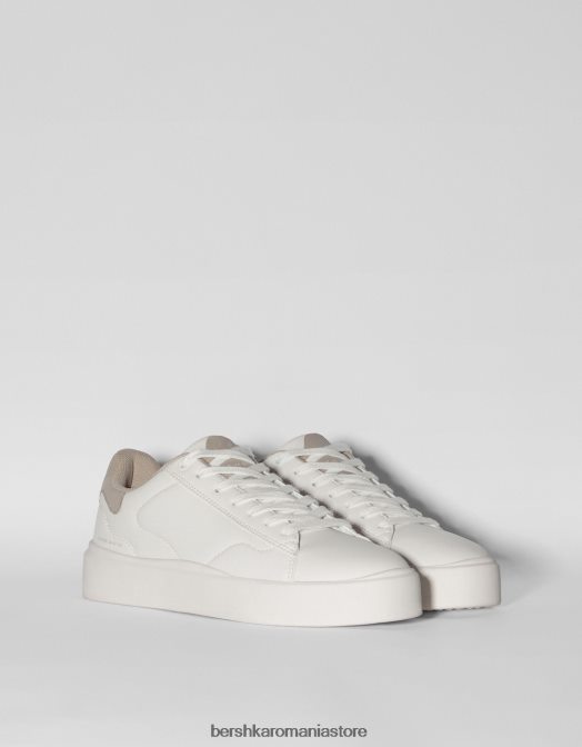 Bershka bărbați adidași contrastanți alb Z86D3454 încălţăminte