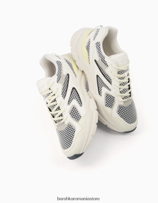 Bershka bărbați adidași din mai multe piese alb Z86D3509 încălţăminte