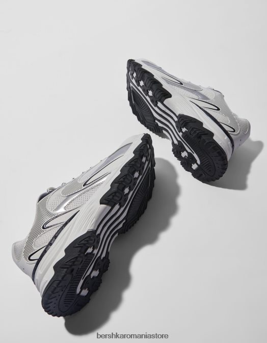 Bershka bărbați adidași din mai multe piese alb Z86D3533 încălţăminte