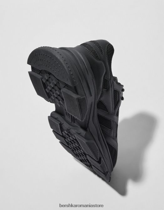 Bershka bărbați adidași din plasă contrastanți negru Z86D3510 încălţăminte