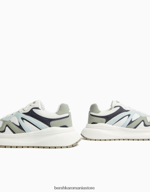 Bershka bărbați adidași din plasă cu talpă groasă alte Z86D3518 încălţăminte