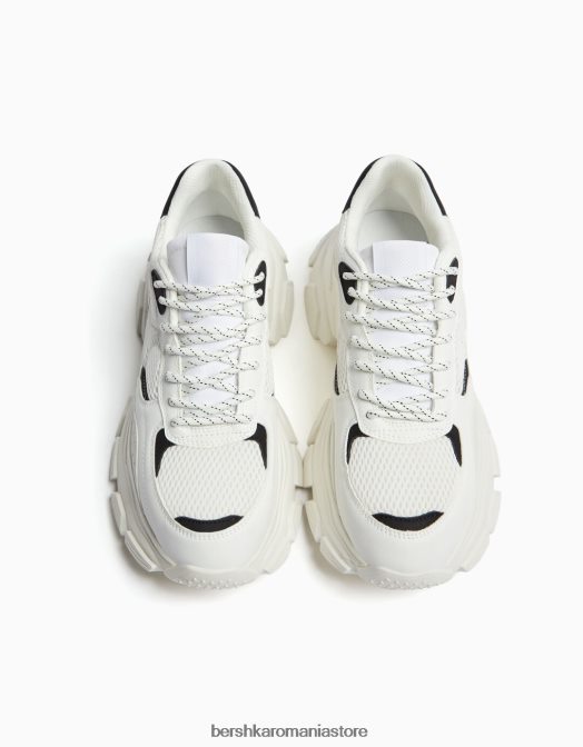 Bershka bărbați adidași din plasă cu talpă groasă multicolor Z86D3515 încălţăminte