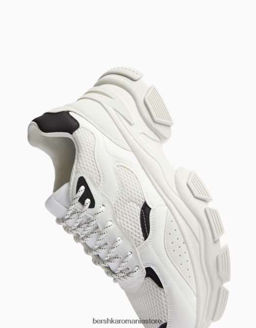 Bershka bărbați adidași din plasă cu talpă groasă multicolor Z86D3515 încălţăminte