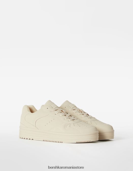 Bershka bărbați adidasi multistratificati cremă Z86D3465 încălţăminte