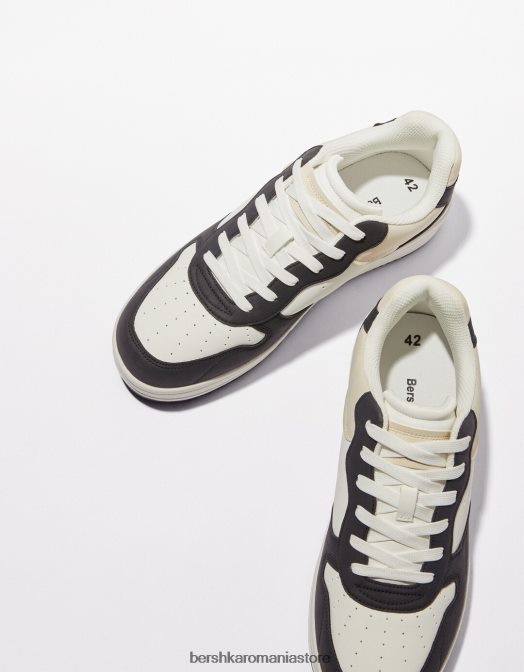 Bershka bărbați adidasi multistratificati negru Z86D3459 încălţăminte