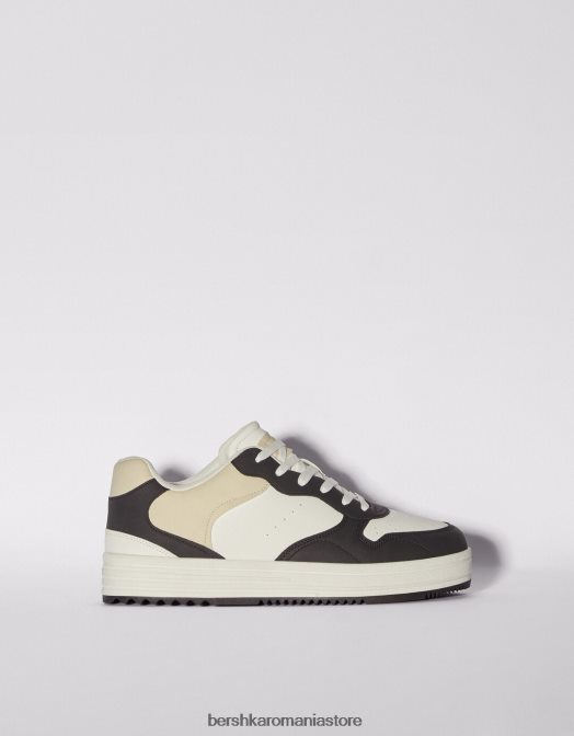 Bershka bărbați adidasi multistratificati negru Z86D3459 încălţăminte