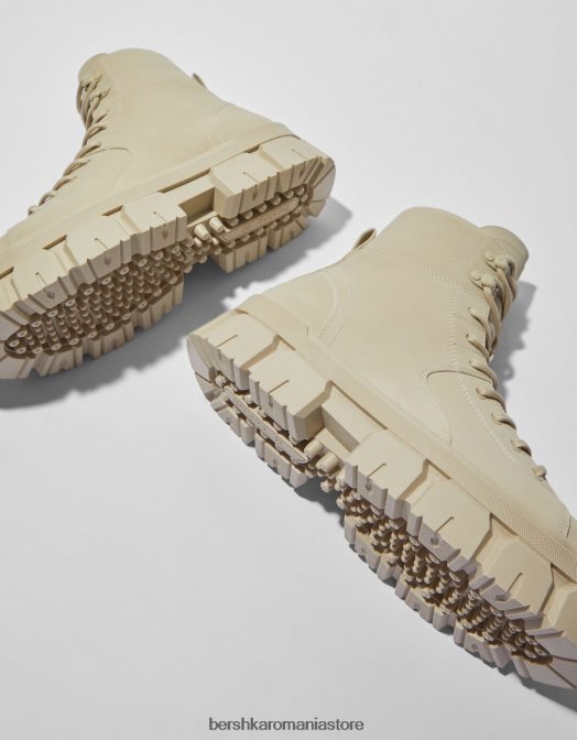 Bershka bărbați cizme cu șireturi cu talpă de cale nisip Z86D3573 încălţăminte