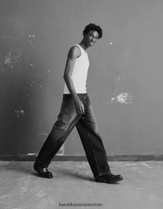 Bershka bărbați cizme de cowboy negru Z86D3570 încălţăminte