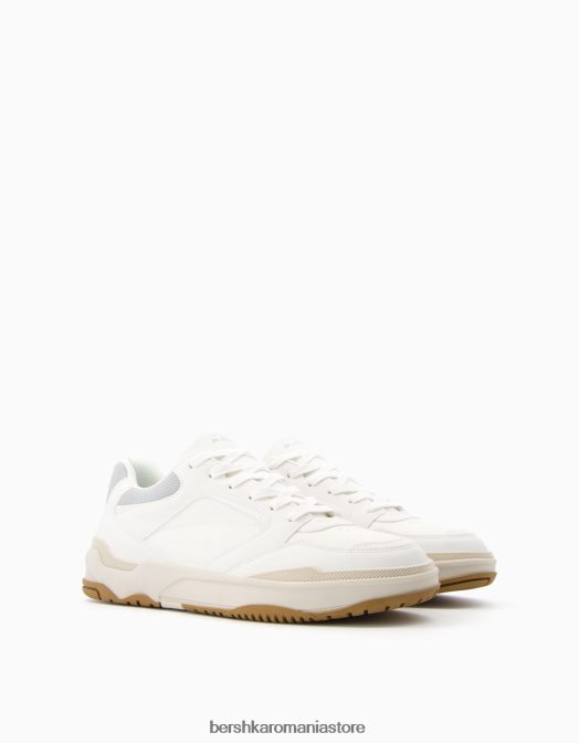 Bershka bărbați adidași contrastanți albastru Z86D3480 încălţăminte