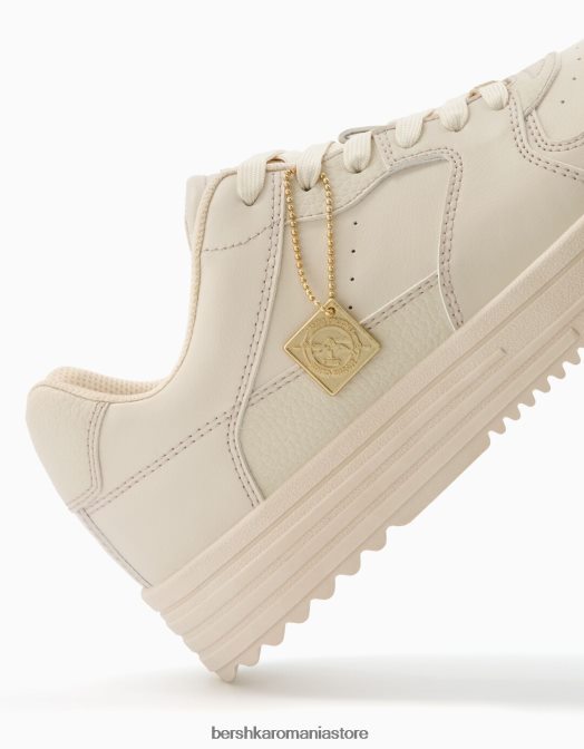 Bershka bărbați adidași cu breloc nisip Z86D3477 încălţăminte