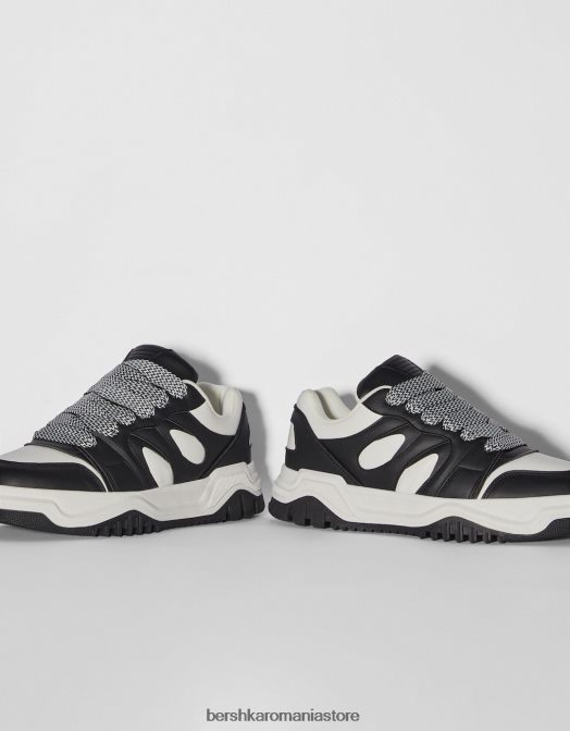 Bershka bărbați adidași groși negru Z86D3494 încălţăminte