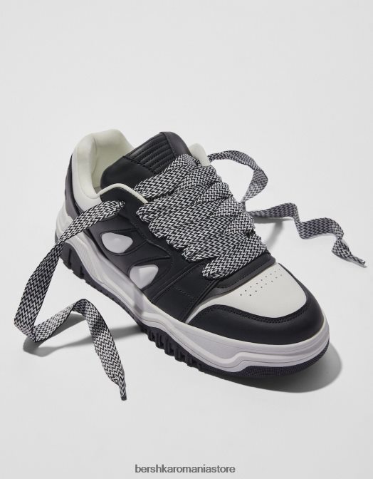 Bershka bărbați adidași groși negru Z86D3494 încălţăminte