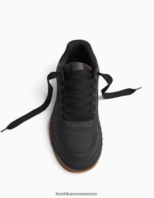 Bershka bărbați adidași groși negru Z86D3498 încălţăminte