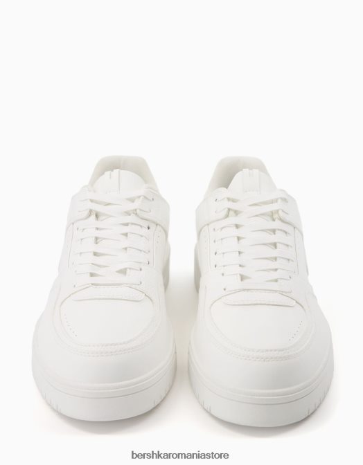 Bershka bărbați adidasi multistratificati alb Z86D3473 încălţăminte