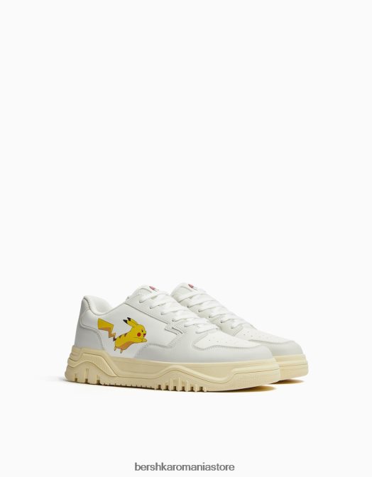 Bershka bărbați adidasi pokemon alb Z86D3478 încălţăminte