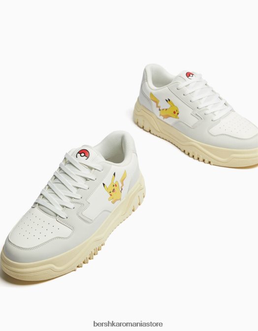 Bershka bărbați adidasi pokemon alb Z86D3478 încălţăminte