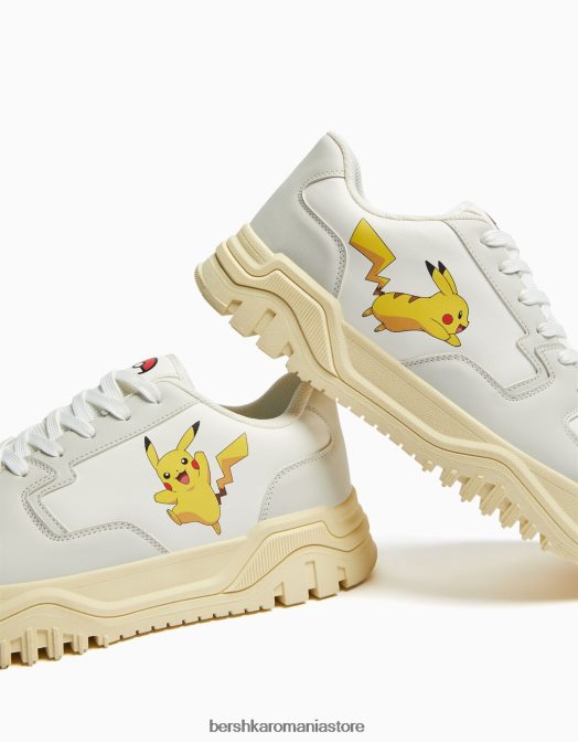 Bershka bărbați adidasi pokemon alb Z86D3478 încălţăminte