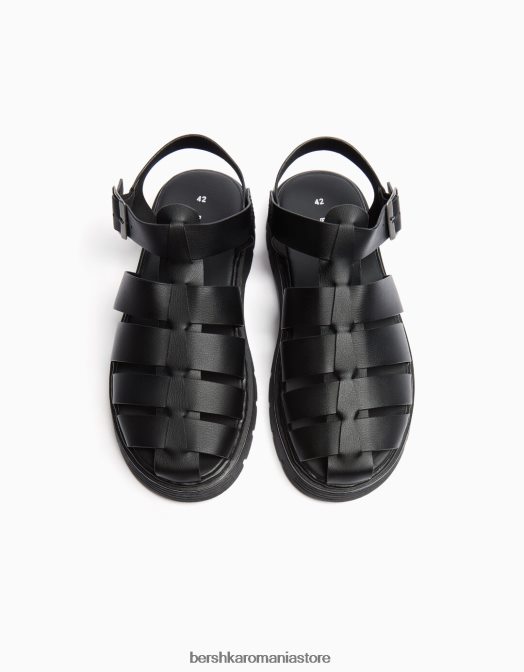 Bershka bărbați sandale colivie negru Z86D3025 încălţăminte