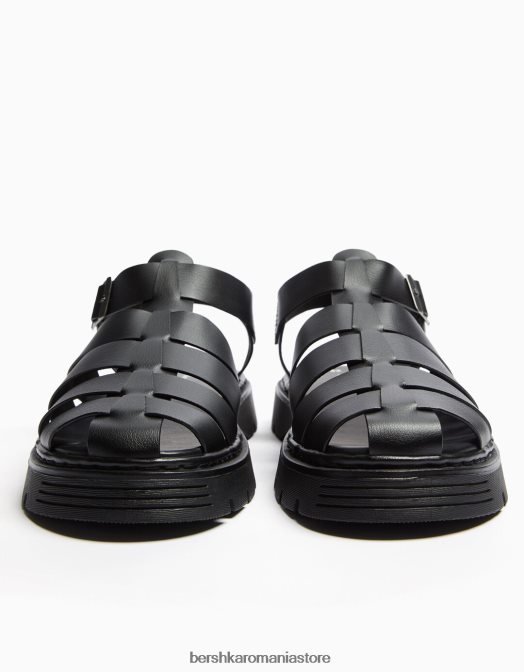 Bershka bărbați sandale colivie negru Z86D3545 încălţăminte