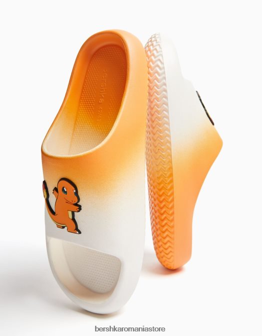 Bershka bărbați sandale pokemon multicolor Z86D3548 încălţăminte