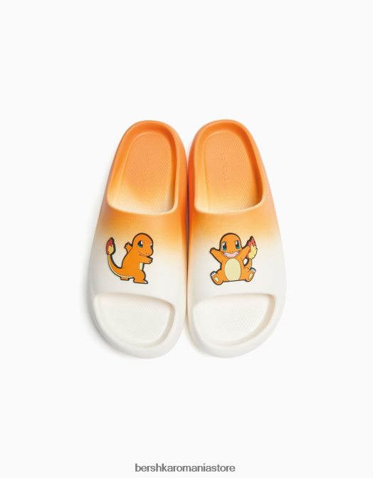 Bershka bărbați sandale pokemon multicolor Z86D3548 încălţăminte