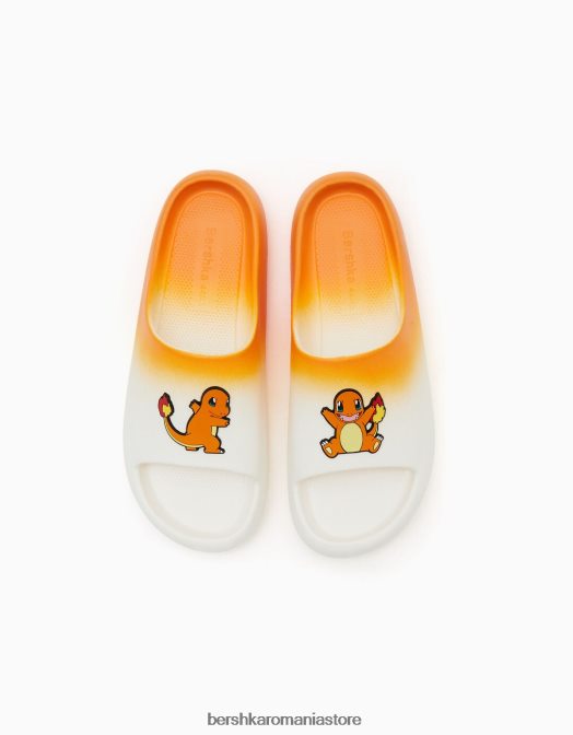Bershka bărbați sandale pokemon multicolor Z86D3551 încălţăminte