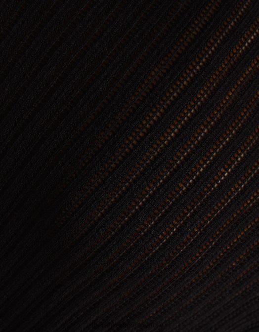 Bershka bărbați cămașă de bază din tricot deschis cu mânecă scurtă negru Z86D2924 îmbrăcăminte