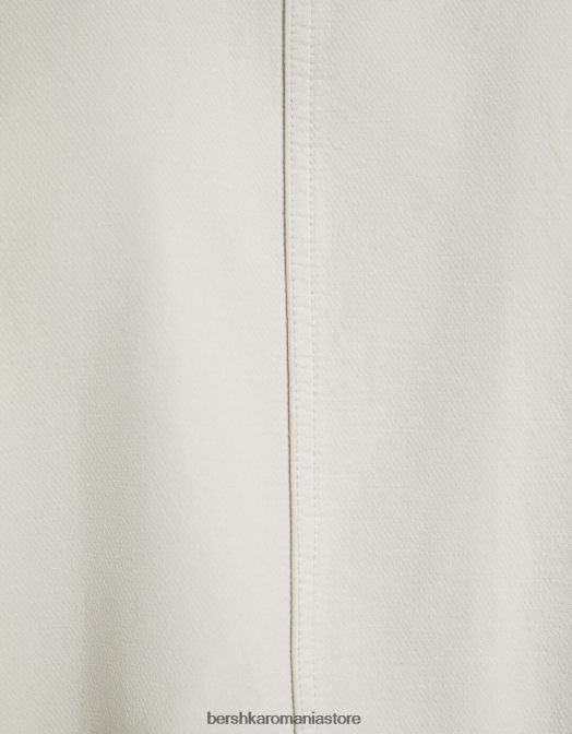 Bershka bărbați chimono cu mâneci lungi și buzunare nisip Z86D2884 îmbrăcăminte