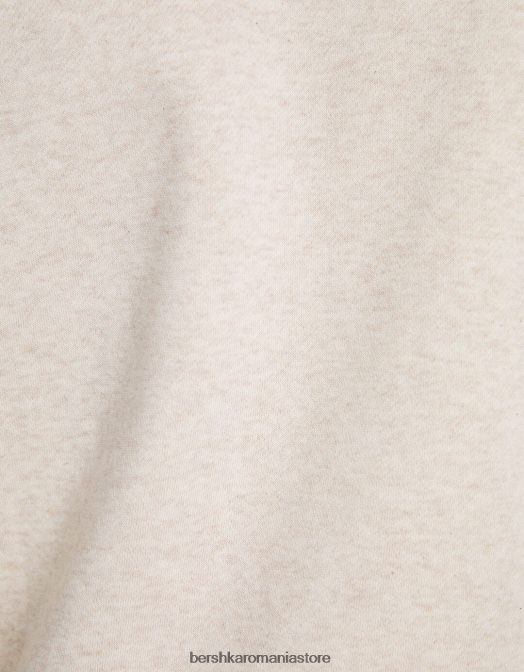 Bershka bărbați hanorac boxy-fit gri Z86D2968 îmbrăcăminte