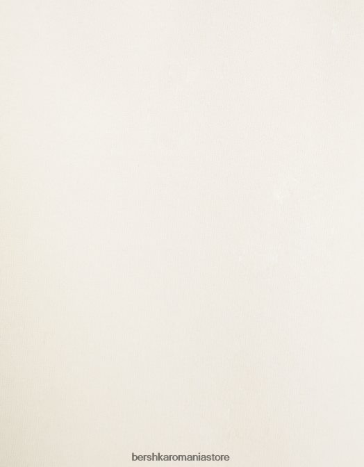 Bershka bărbați hanorac supradimensionat aproape alb Z86D2953 îmbrăcăminte