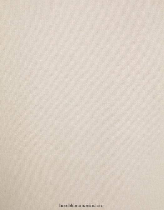 Bershka bărbați hanorac supradimensionat bej Z86D2956 îmbrăcăminte