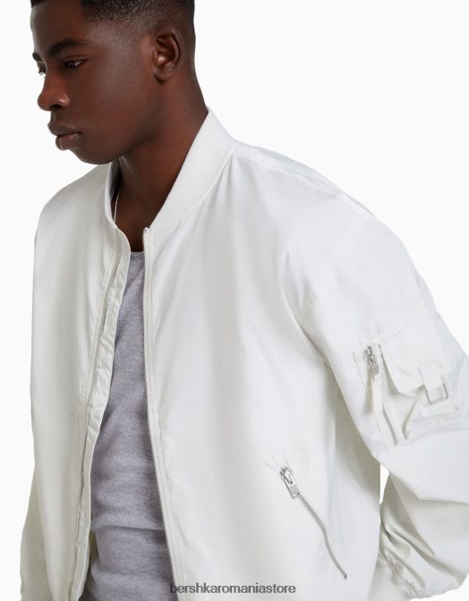 Bershka bărbați jachetă bomber tehnică ușoară exclusiv Z86D3042 îmbrăcăminte