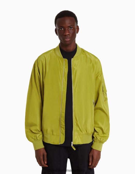 Bershka bărbați jachetă bomber ușoară turcoaz Z86D3051 îmbrăcăminte