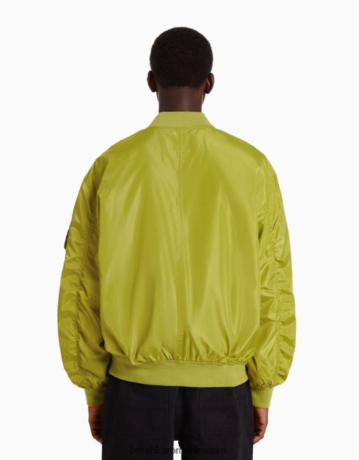 Bershka bărbați jachetă bomber ușoară turcoaz Z86D3051 îmbrăcăminte