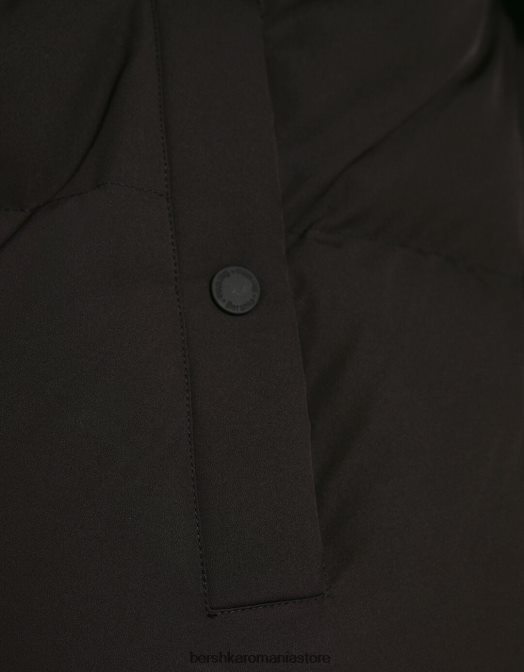 Bershka bărbați jachetă puf negru Z86D3069 îmbrăcăminte
