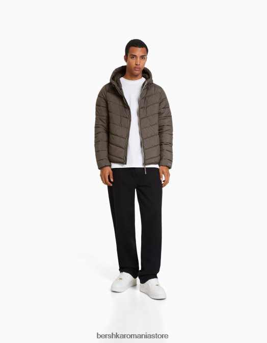 Bershka bărbați jachetă pufă ușoară exclusiv Z86D3080 îmbrăcăminte